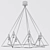 Elegant VITRUVIA Pendant Light 3D model small image 2