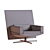 Elegant Jackson Chair: Luxurious Comfort 3D model small image 2