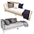 Ikea Tarava Daybed: Chic and Versatile! 3D model small image 3