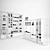 Literatura Open Bookshelf: Sleek & Stylish 3D model small image 3