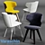 Varaschin KLOE Chair: Elegant and Versatile Seating 3D model small image 1