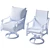 Vintage Elegance Chairs 3D model small image 3