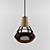 Woodfret Pendant: Industrial Loft Style Light 3D model small image 2