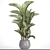 Vibrant Red Palm Tree 3D model small image 3