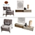 Caroti: Modular Armchair & Decor 3D model small image 1