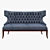 Irene 2-Seater Sofa by Seven Sedie 3D model small image 1