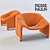 Vibrant Fun F-598 Chair 3D model small image 1