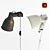 Flexible Wall-Mounted Spotlight with Clip 3D model small image 2