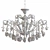 Copenlamp Blackened 5-Light Crystal Pendant 3D model small image 2