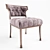 Modern Bernhardt Haley Armless Chair 3D model small image 1