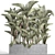 Vibrant Red Palm Tree Collection 3D model small image 3