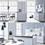 Sleek and Stylish Kitchen Solutions: Bulthaup b1 3D model small image 1