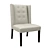 Velvet Mist Chair 3D model small image 1