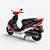 IRBIS R50: Compact and Powerful Scooter 3D model small image 3
