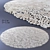 Versatile Rope Carpet: Customizable Size & Thickness 3D model small image 1