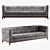 Lixis 5-Seat Sofa by Seven Sedie 3D model small image 1