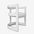 Elegant Kelly Wearstler Dining Chair 3D model small image 3