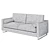 Elegant Da Vinci Sofa 3D model small image 2