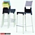 Modern Bar Stool Scab Design 3D model small image 1