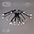 Daddy Longlegs XL: Modern Spider Chandelier 3D model small image 1