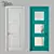 Elegant Viola Interior Door 3D model small image 1