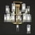 Elegant Crystal Chandelier 3D model small image 2
