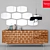Elegant Honey Sideboard: Stylish Storage for Your Home 3D model small image 1