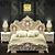 Elegant Silik Niobe Bed 3D model small image 1