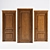 Volhovets Lignum: Classic Oak Door 3D model small image 1