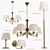 Title: Elegant TK Lighting Charlotte Fixtures 3D model small image 1