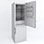 Sophisticated LIEBHERR Fridge 3D model small image 3
