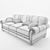 Leah 1435AL: Stylish and Comfortable Sofa 3D model small image 3