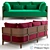 Promenade by Philippe Nigro: Luxurious Sofas & Chaise 3D model small image 1