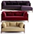 Promenade by Philippe Nigro: Luxurious Sofas & Chaise 3D model small image 2