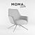 Modern Mary Land Armchair - Chic and Comfortable 3D model small image 2