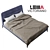 Elegant Victoriano Lema Bed 3D model small image 1