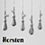 Horsten Iron Pendant Lights 3D model small image 2