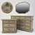 Bernhardt Campania King Upholstered Panel Bed 3D model small image 2