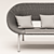 Loa Blooma Sofa and Armchair Set 3D model small image 3