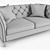 Stylish V-Ray Sofa - High Quality and Versatile 3D model small image 2