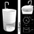 Sleek Tambo Washbasin: Modern Elegance 3D model small image 2