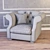 Classic Armchair Benjamin by Domingo 3D model small image 2