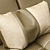 Luxurious Gamma Charles Corner Sofa 3D model small image 3