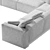 Spacious MARELLI ANDREW: 332x345x83cm 3D model small image 3