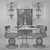 Romantic Outdoor Dining Table Set 3D model small image 1
