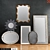 Elegant Mirror Set: Horchow Mirrors 3D model small image 1