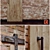 Rustic Z-Brace Barn Door 3D model small image 2