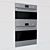 Sleek Smeg Oven Duo: SFP6390XE & SF4390MCX 3D model small image 1