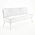 Luxurious Visconti Velvet Twin Sofa 3D model small image 3