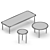 Haworth Sprig: Minimalist Elegance for Modern Spaces 3D model small image 2